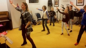 Muziekschool theatervoorstelling