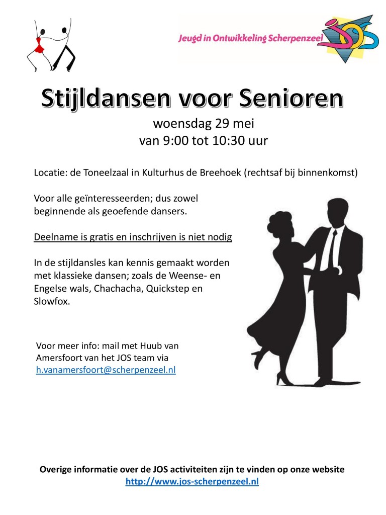 Dansen voor Senioren, 29 mei 2019