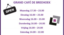 Openingstijden najaar 2024
